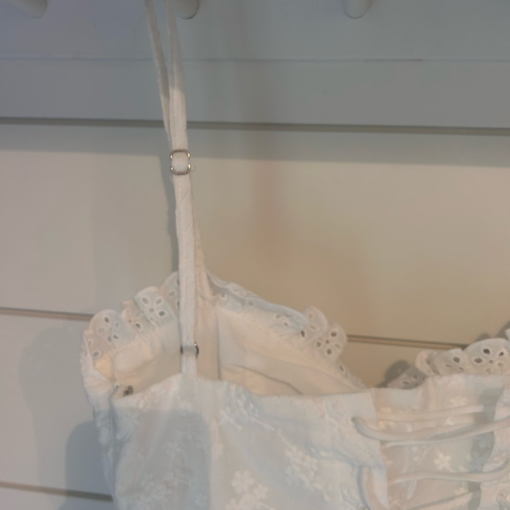 Altar’d State white eyelet embroidered mini dress - Picture 8 of 10